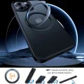 Калъф за iPhone 15 Pro Max - Torras Ostand Pro Series - черен