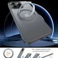 Калъф за iPhone 15 Pro Max - Torras Ostand Pro Series - Titanium Grey