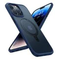 Калъф за iPhone 15 Pro Max - Torras - Ostand MagSafe Series - Син