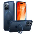 Калъф за iPhone 15 Pro Max - Torras - Ostand MagSafe Series - Син