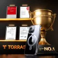 Калъф за iPhone 15 - Torras Ostand Series - Прозрачен