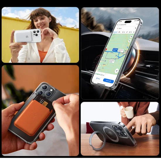 Torras - Ostand Series - iPhone 15 Pro - Clear