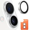Протектор за камера за iPhone 16 Plus - протектор за камера Torras Lensguard - титаниево сиво