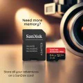 Карта с памет, 64GB, MicroSDXC - SanDisk Extreme Pro (SDSQXCU-064G-GN6MA) - Червен