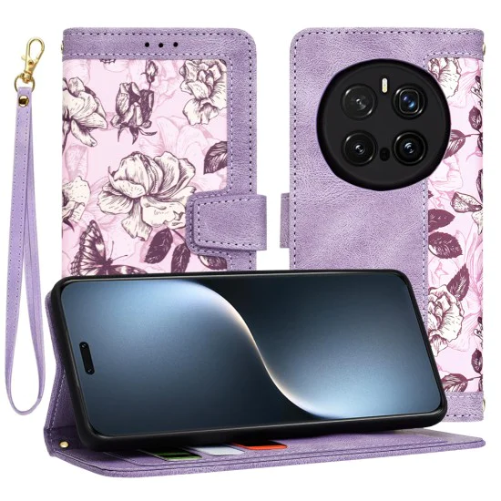 Калъф за Honor Magic7 Pro - FlipCraft - Mysterious Purple