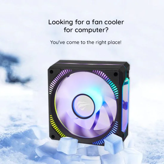 PC Cooler 1800RPM, 30dB, 3W - Havit (F2096) - Черен