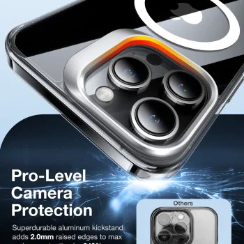 Калъф за iPhone 15 Pro - Torras Lstand - Clear