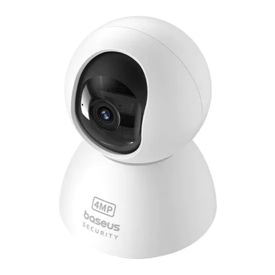 Вътрешна камера за сигурност P1 (S0TV012132) - Baseus - 3K, 4MP, Type-C, двупосочен разговор, нощно виждане, 8x цифрово увеличение, CMOS - Бял