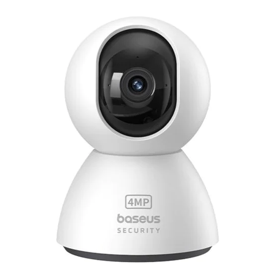 Вътрешна камера за сигурност P1 (S0TV012132) - Baseus - 3K, 4MP, Type-C, двупосочен разговор, нощно виждане, 8x цифрово увеличение, CMOS - Бял