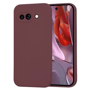 Калъф за Google Pixel 9a - SoftFlex - Plum Red