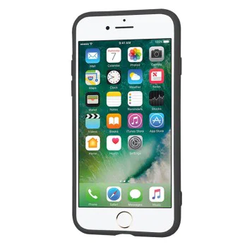Калъф за iPhone 7 / iPhone 8 / iPhone SE 2, SE 2020 / iPhone SE 3, SE 2022 - SoftFlex - Черен