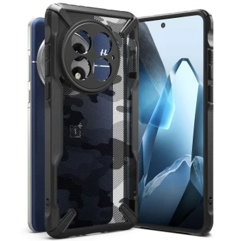 Калъф за OnePlus 13 - Ringke Fusion X Design - Camo Black