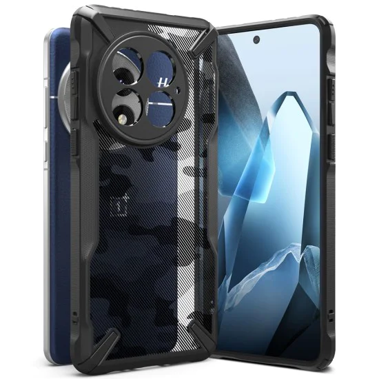Калъф за OnePlus 13 - Ringke Fusion X Design - Camo Black