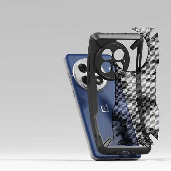 Калъф за OnePlus 13 - Ringke Fusion X Design - Camo Black