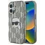 Калъф за iPhone 16 - Karl Lagerfeld IML Luxury Electroplated (KLHCP16SHKLLLPKKHK) - Karl Head