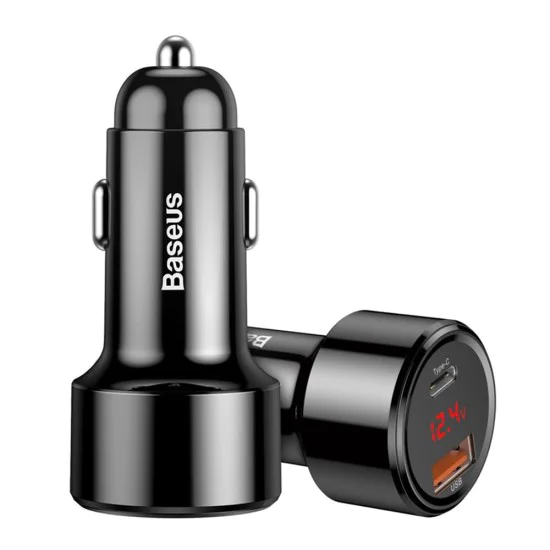 USB автоматично зарядно, Type-C 6A, 45W - Baseus Magic Series (CCMLC20C-01/C00035400117-Z1) - Черно