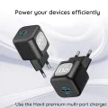 Батерия за 20W USB Type-C - Havit (UC220 EU) - Черен/Сив
