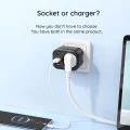 30W, 2x Type-C, USB - Havit (UC142 EU) - Черен