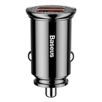 Автоматично зарядно устройство 2x USB 5A, QC 3.0 - Baseus Circular (CCALL-YD01) - черно