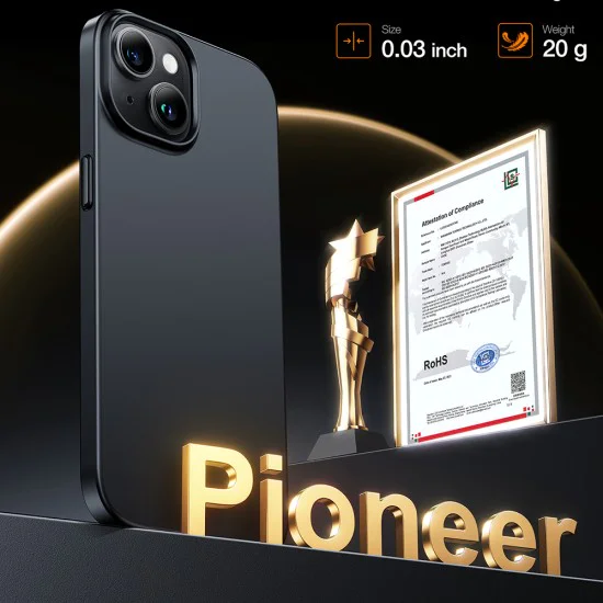 Калъф за iPhone 15 - Torras OriginFit-Mag Series - черен