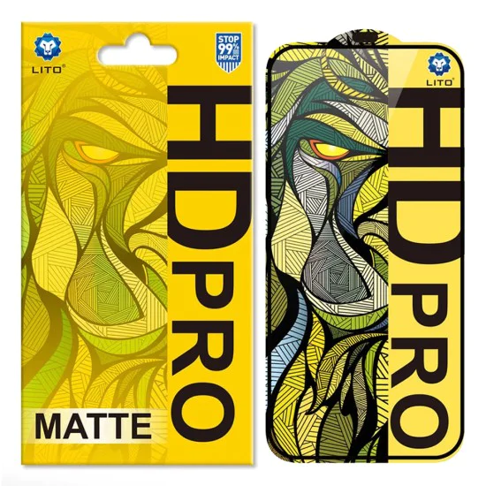 Протектор за iPhone 16 - Lito HD Pro Matte - черен