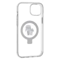 Калъф за iPhone 15 Plus - Karl Lagerfeld Hardcase Ring Stand MagSafe (KLHMP15MHMMRSKCH) - Бял Karl&Choupette