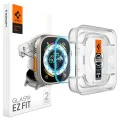 Протектор за Apple Watch Ultra / Ultra 2 (комплект 2) - Spigen Glas.TR EZ FIT - Прозрачен
