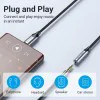Адаптер за слушалки Type-C към 3,5 mm жак, DAC - Vention (BGMHF) - сив