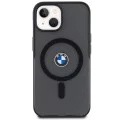 Калъф за iPhone 15 Plus - BMW Hardcase IML Signature MagSafe (BMHMP15MDSLK) - черен