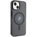 Калъф за iPhone 15 Plus - BMW Hardcase IML Signature MagSafe (BMHMP15MDSLK) - черен
