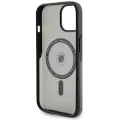 Калъф за iPhone 15 Plus - BMW Hardcase IML Signature MagSafe (BMHMP15MDSLK) - черен