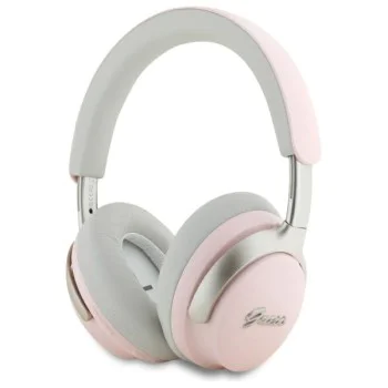 Слушалки Bluetooth 5.4 безжични, ANC, 400mAh - Guess (GUBHC22PSBCBCSMP) - розови