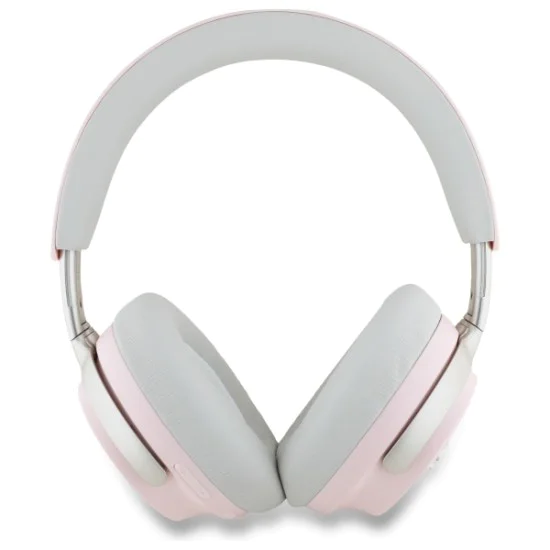 Слушалки Bluetooth 5.4 безжични, ANC, 400mAh - Guess (GUBHC22PSBCBCSMP) - розови