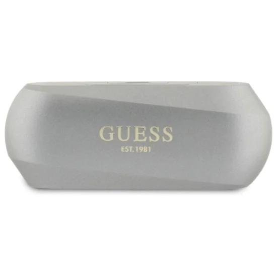Безжични стерео, Bluetooth - Слушалки Guess Elongated Metallic Printed Logo (GUTWSC2MCDSE) - Сиви