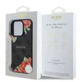 Калъф за iPhone 16 Pro - Guess Hardcase 4G Flower Print Flower Print MagSafe (GUHMP16LP4ROPEMCK) - Черен