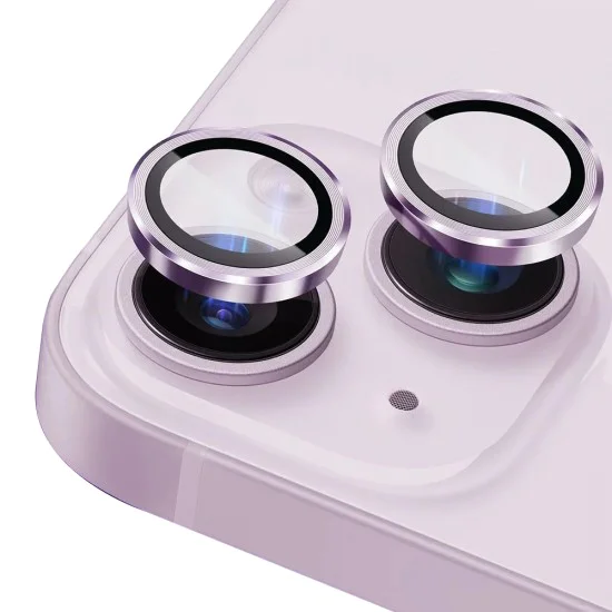 Протектор за iPhone 14 / iPhone 14 Plus - Lito S+ Camera Glass Protector - Лилав