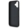 Калъф за iPhone 16 - Guess Hardcase 4G Flower Print Flower Print MagSafe (GUHMP16SP4ROPEMCK) - Черен