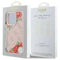 Калъф за iPhone 16 Pro Max - Guess Hardcase 4G Flower Print Flower Print MagSafe (GUHMP16XP4ROPEMCP) - Pink