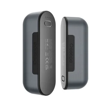 Нагревател за ръце с Power Bank, Type-C, електрически, магнитен дизайн, MagTwin, 2x 5000mAh - Ocoopa (UT2S-GY) - сив