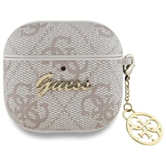 Калъф за Apple AirPods 4 - Guess 4G Charm Collection (GUA4G4GSMP) - Розов