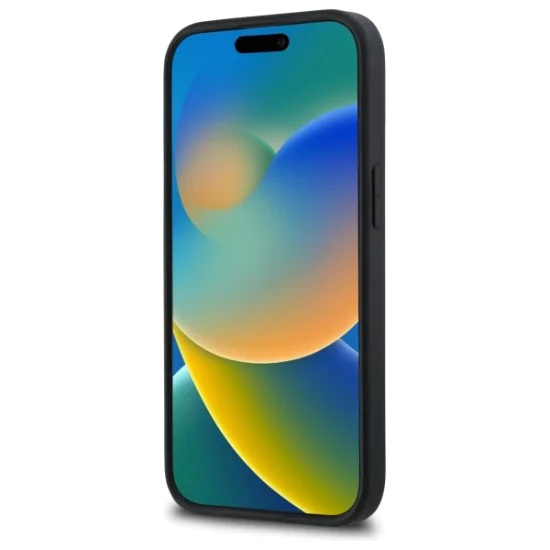 Калъф за iPhone 15 - Karl Lagerfeld 3D Design (KLHCP15S3DR3KSDLK) - Гумен подпис