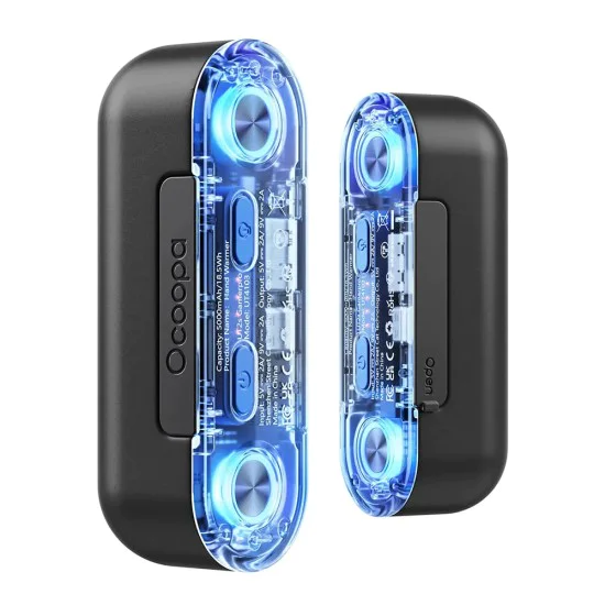Нагревател за ръце UT4103-BK – Ocoopa UT2s GamerPRO, Type-C, с Power Bank, RGB светлини, магнит, MagTwins, 2x 5000mAh – черен