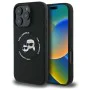 Калъф за iPhone 16 Pro Max - Karl - Lagerfeld Silicone MagSafe (KLHMP16XSKCHTCK) - Karl&Choupette Head - Черен