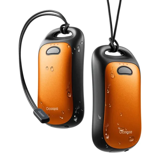 Нагревател за ръце UT3061-OG – Ocoopa UT4 Urban, USB-C, IP45, регулируема топлина, магнитен, с каишка, 2x 3000mAh – оранжев