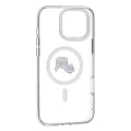 Калъф за iPhone 16 Pro - Karl Lagerfeld IML MagSafe (KLHMP16LHLHLSKCH) - Бял метал Karl&Choupette Head