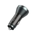 Havit - Зарядно за кола (CC2017) - Type-C, USB, 45W, 3A, Видим вътрешен структурен дизайн - Черно/Синьо