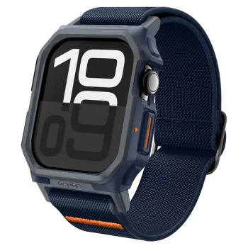 Каишка за часовник Apple Watch 10 46mm – Spigen Lite Fit "Pro" – Navy Blue