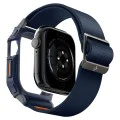 Каишка за часовник Apple Watch 10 46mm – Spigen Lite Fit Pro – Navy Blue