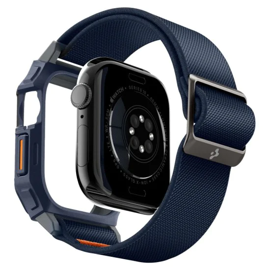 Каишка за часовник Apple Watch 10 46mm – Spigen Lite Fit Pro – Navy Blue