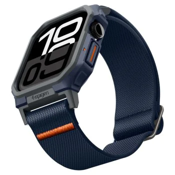 Каишка за часовник Apple Watch 10 46mm – Spigen Lite Fit "Pro" – Navy Blue